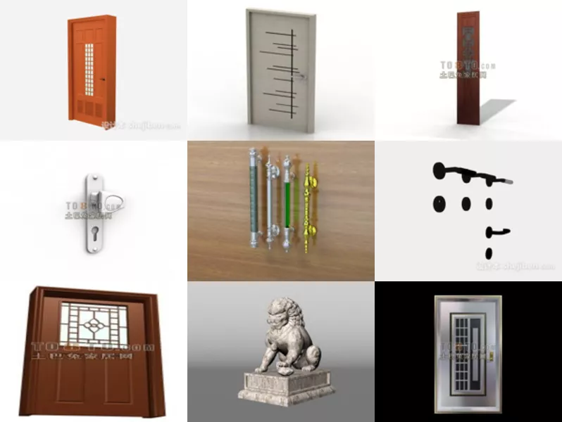 Top 10 3ds Max Door 3D Models for Rendering Most Recent 2022