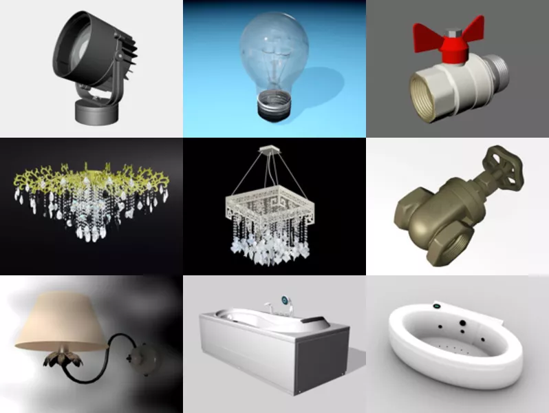 Top 10 3ds Max Fixture 3D Models Resources Newest 2022
