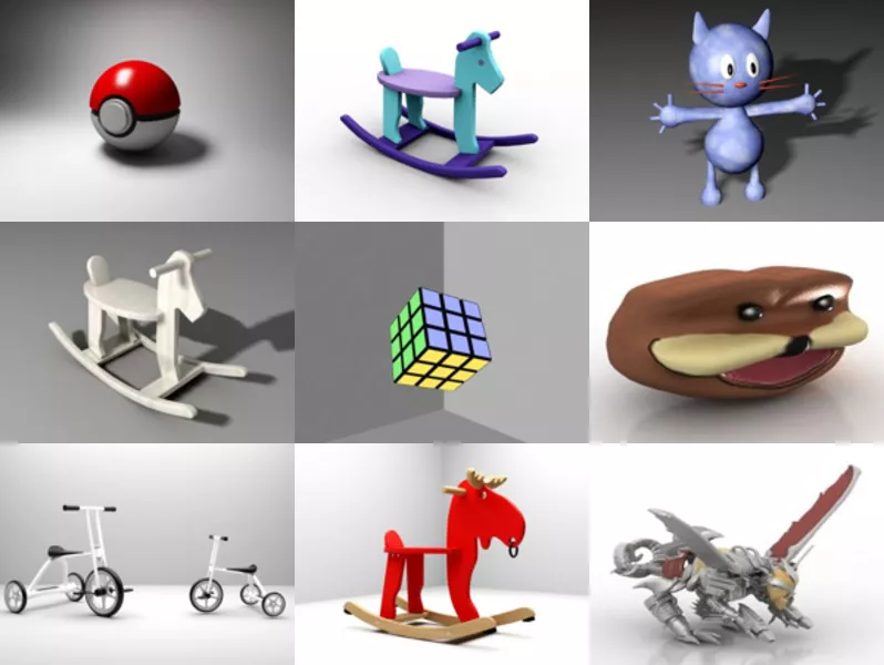 Top 10 3ds Max Toy 3D Models Most Recent 2022
