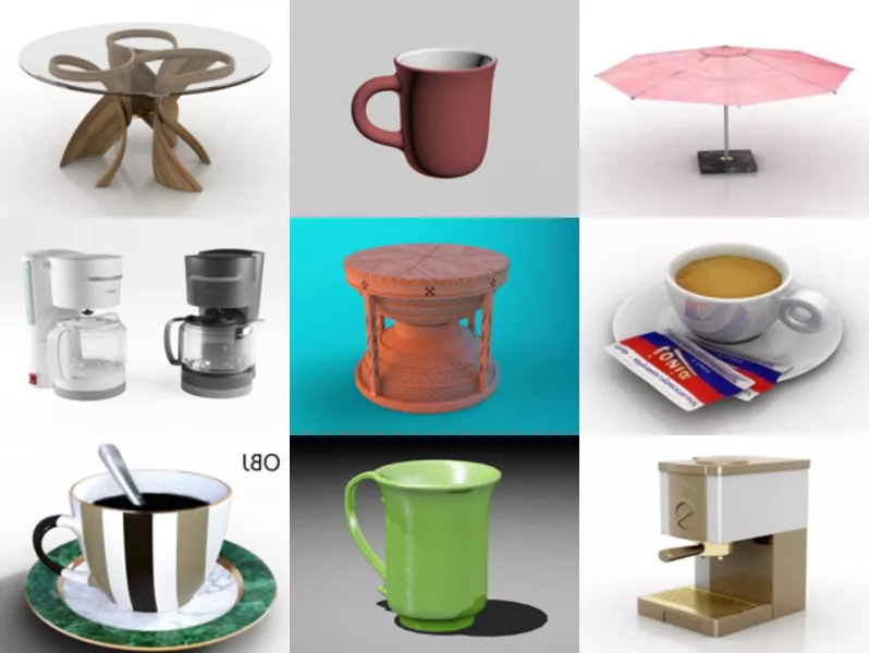 Top 10 Coffee 3D Models for Rendering Latest 2022
