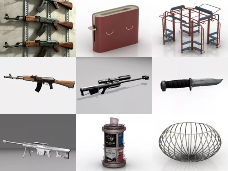 Top 10 Equipment 3D Models for Rendering Most Recent 2022