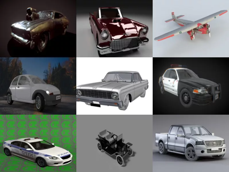 Top 10 Obj Ford 3D Models Stuff Newest 2022