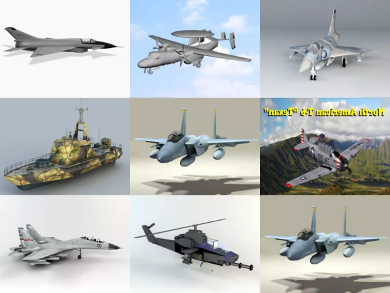Top 10 Obj Military Aircraft 3D Models for Rendering Most Recent 2022