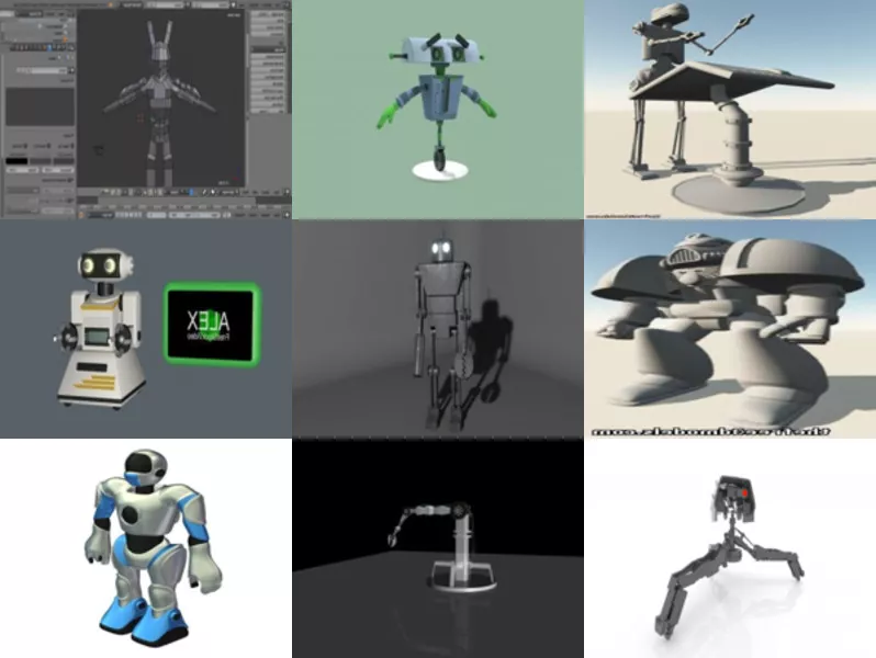 Top 10 Obj Robot 3D Models Newest 2022