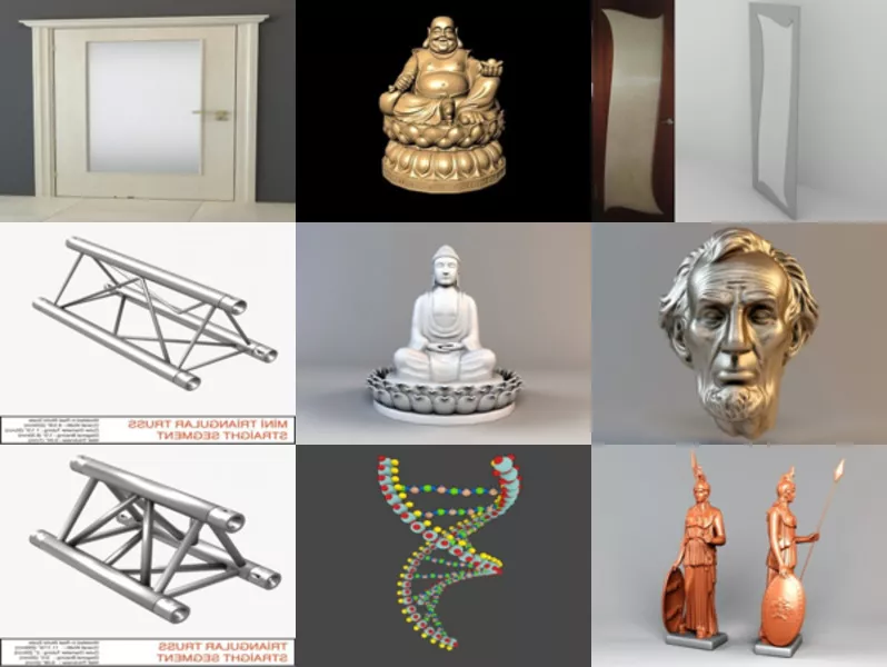 Top 10 Obj Structure 3D Models Newest 2022