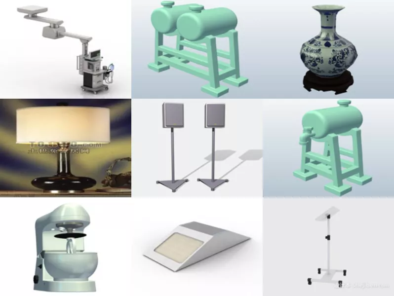 Top 10 Stand 3D Models for Design Latest 2022