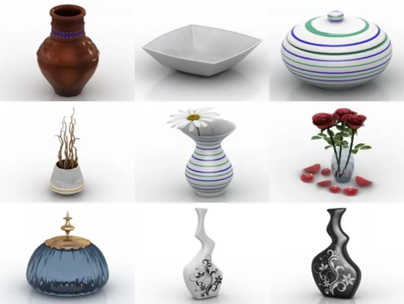Top 10 Vase 3D Models Resources Latest 2022
