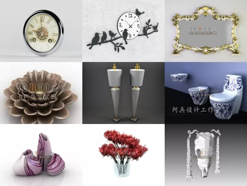 Top 11 3ds Max Decorative 3D Models Most Recent 2022