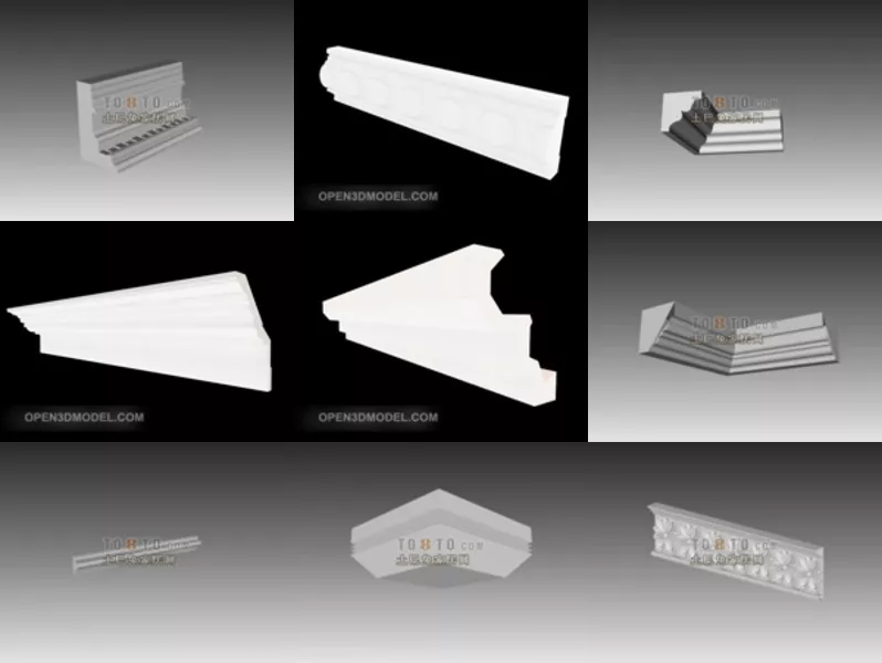 Top 11 3ds Max Molding 3D Models Most Recent 2022