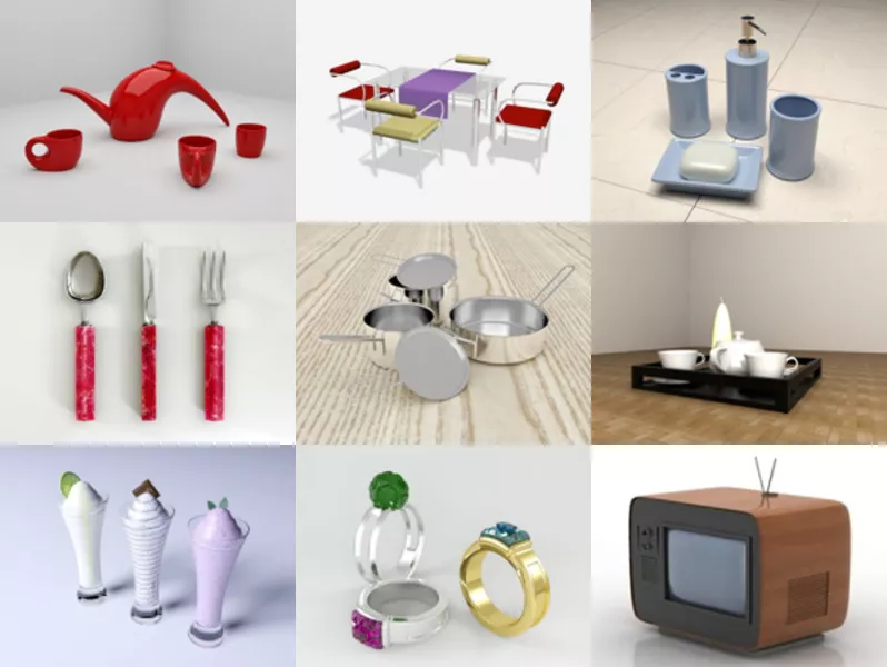 Top 11 3ds Max Set 3D Models for Design Most Recent 2022