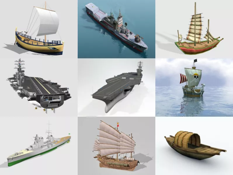Top 11 3ds Max Ship 3D Models for Rendering Most Recent 2022