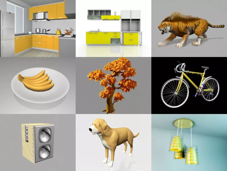 Top 11 3ds Max Yellow 3D Models Newest 2022