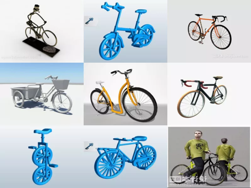 Top 11 Bicycle 3D Models for Free Newest 2022