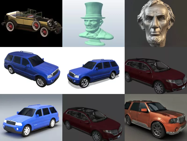 Top 11 Lincoln 3D Models Newest 2022