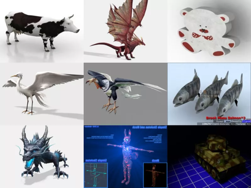 Top 11 Animal 3D Models Stuff Newest 2022