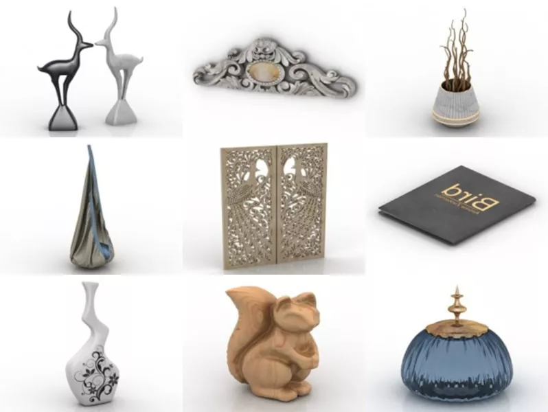 Top 11 Decorative 3D Models for Free Most Recent 2022