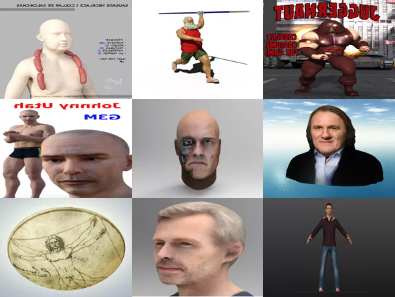 Top 11 Man 3D Models for Rendering Newest 2022