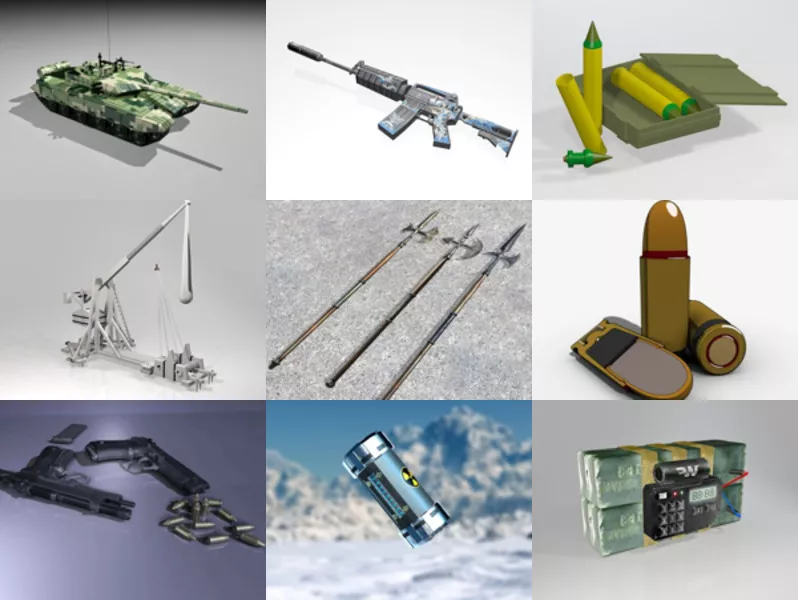 Top 11 Military 3D Models for Design Newest 2022