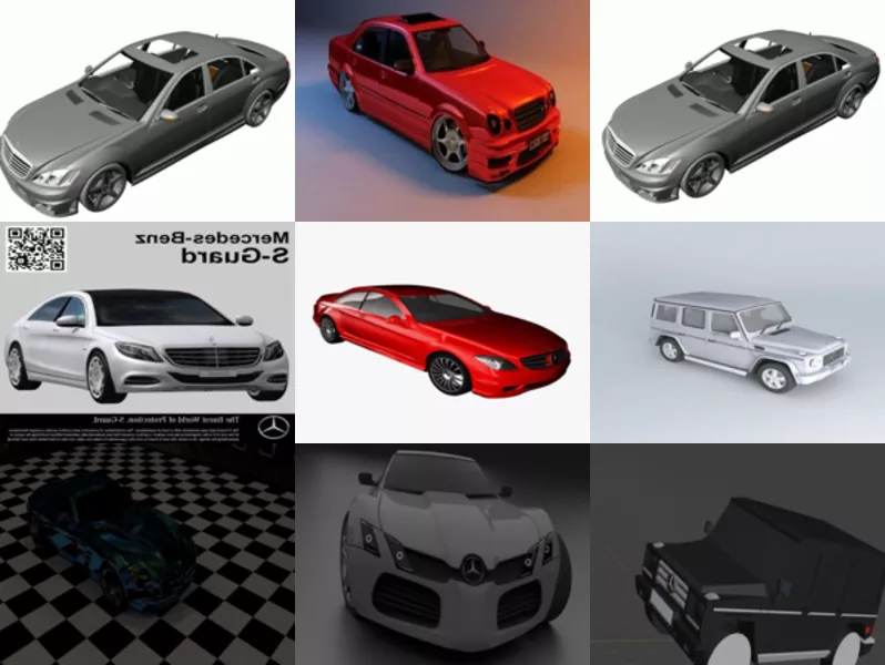 Top 11 Obj Benz 3D Models for Rendering Latest 2022