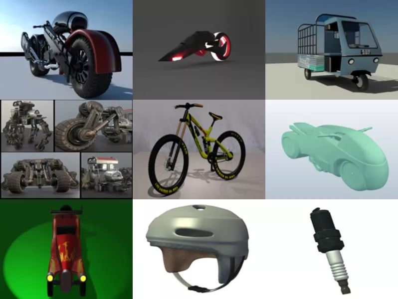 Top 11 Obj Bike 3D Models for Free Most Recent 2022