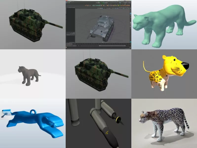 Top 11 Obj Leopard 3D Models for Design Latest 2022