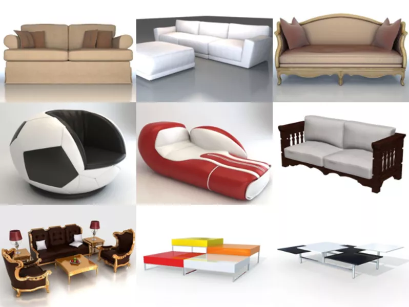 Top 11 Obj Living Room Furniture 3D Models Most Recent 2022