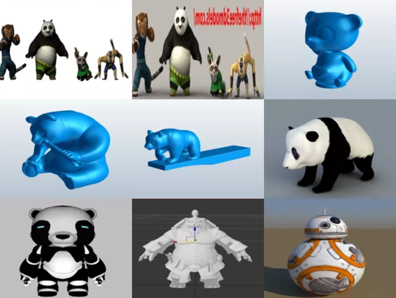 Top 11 Obj Panda 3D Models Resources Latest 2022