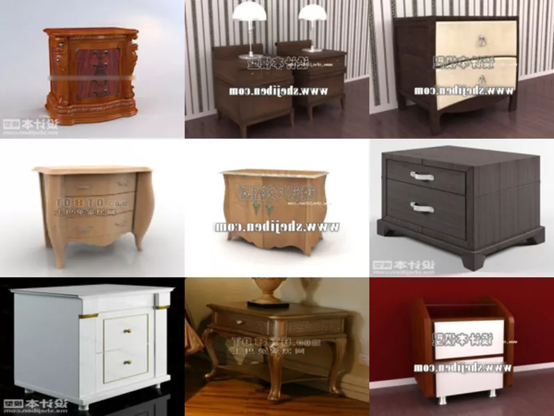 Top 12 3ds Max Bedside Table 3D Models for Free Latest 2022