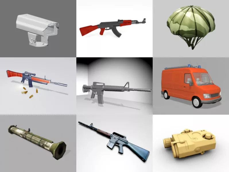 Top 12 3ds Max Equipment 3D Models for Free Newest 2022