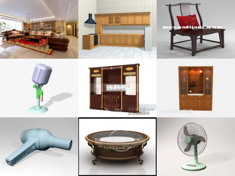 Top 12 3ds Max Retro 3D Models Latest 2022