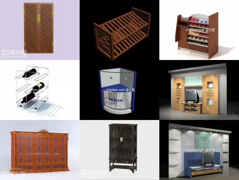 Top 12 3ds Max Shelves 3D Models Latest 2022