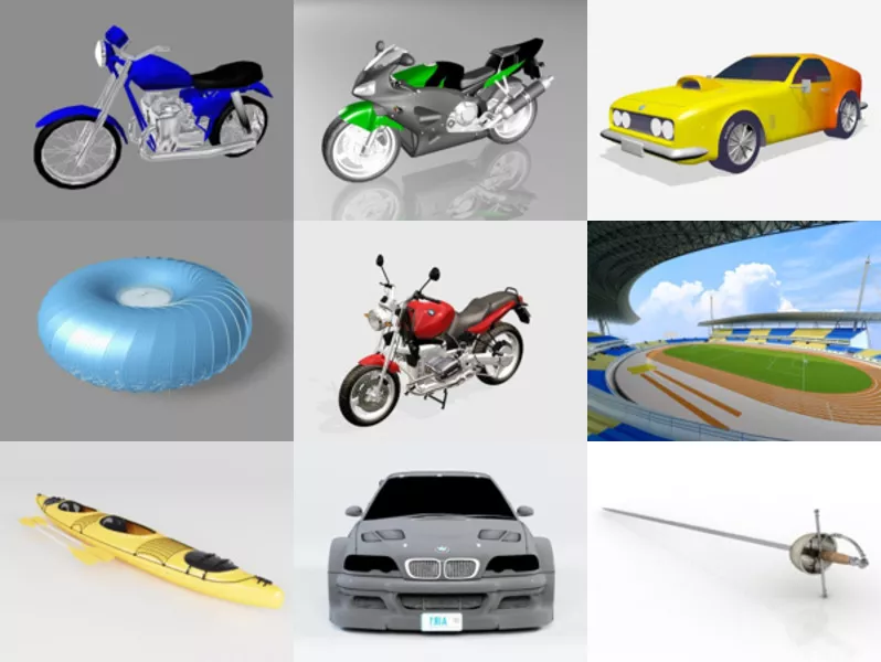 Top 12 3ds Max Sport 3D Models Resources Newest 2022