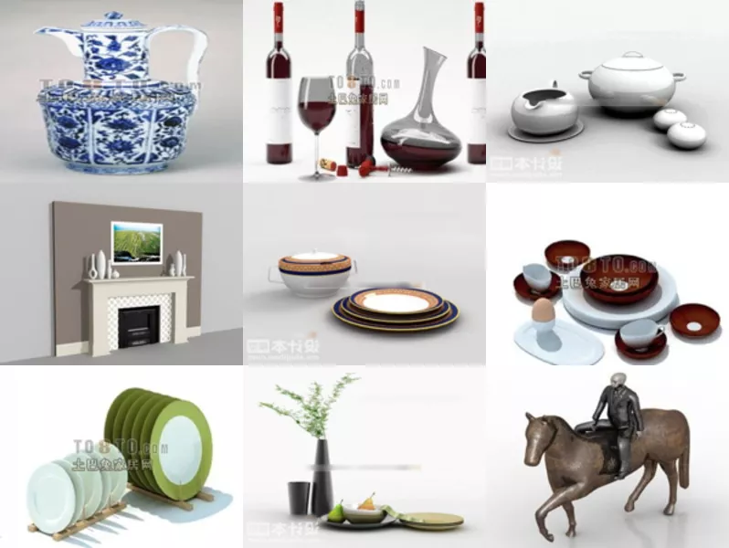 Top 12 3ds Max Tableware 3D Models Most Recent 2022