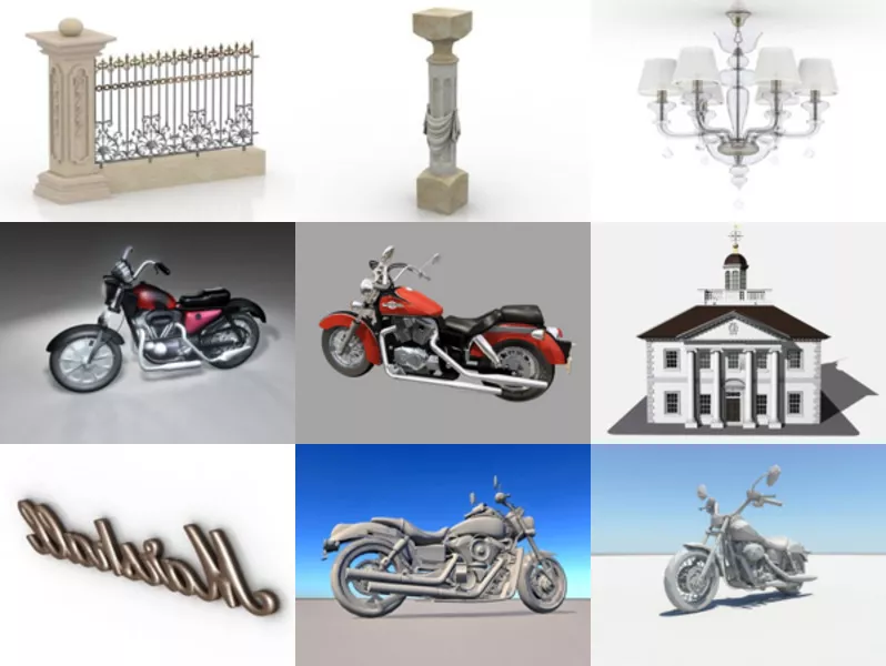 Top 12 Classic 3D Models Latest 2022