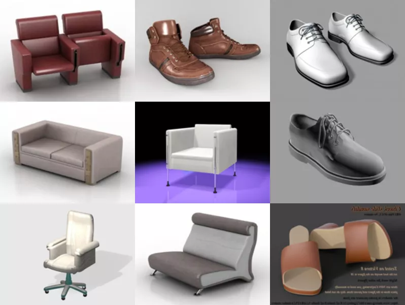 Top 12 Leather 3D Models for Free Latest 2022