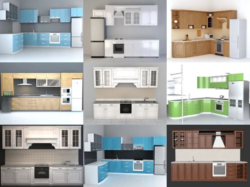 Top 12 Obj Kitchen Cabinet 3D Models for Rendering Newest 2022