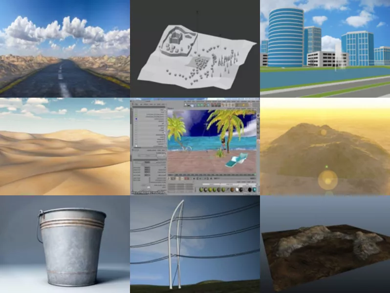Top 12 Obj Landscape 3D Models Latest 2022