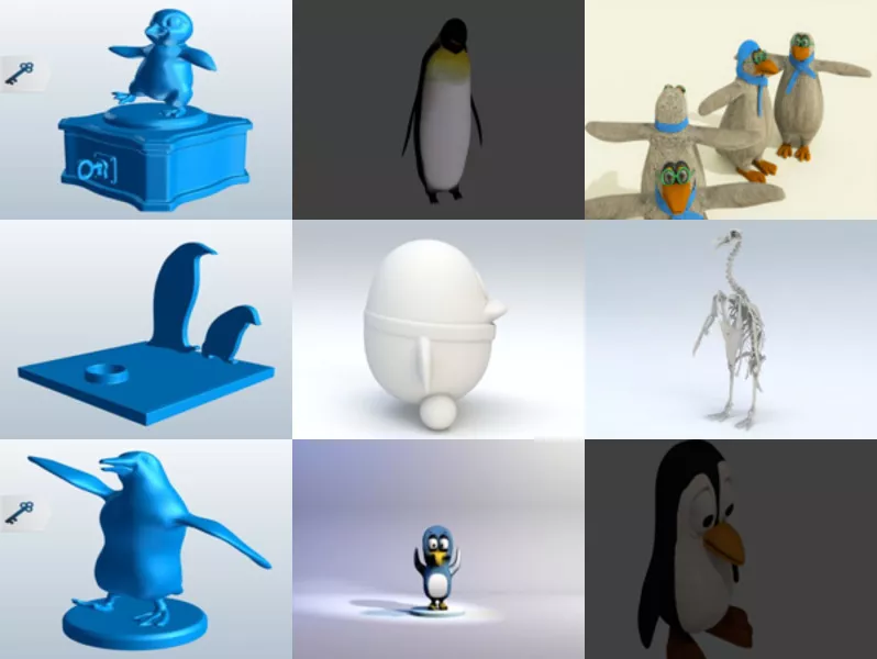 Top 12 Obj Penguin 3D Models for Design Most Recent 2022