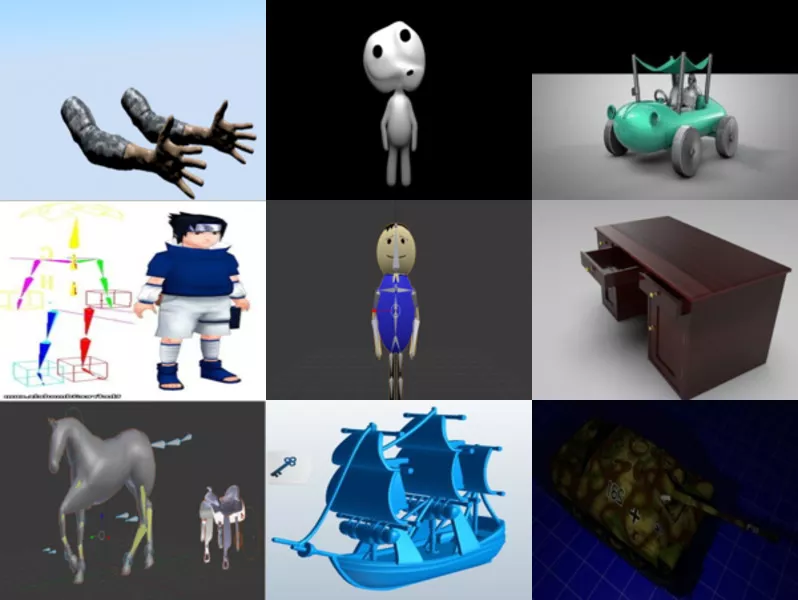 Top 12 Obj Rigged 3D Models for Free Latest 2022