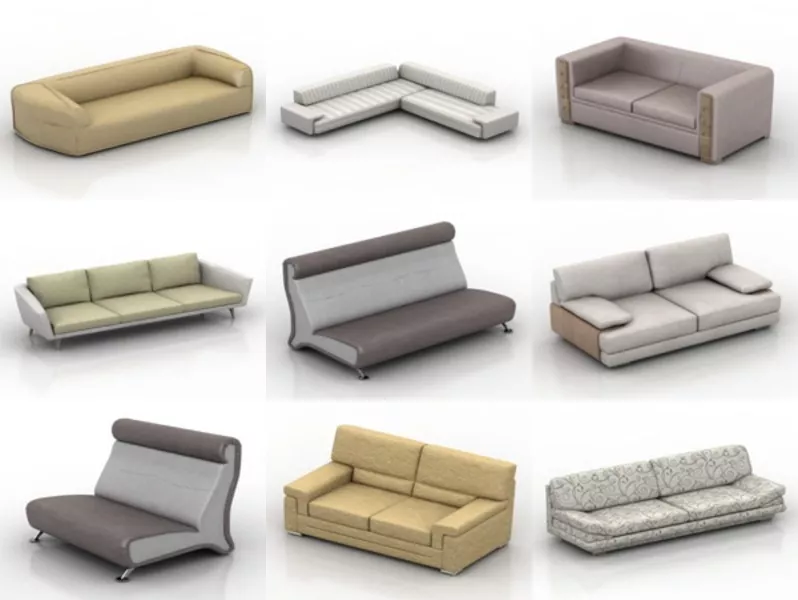 Top 12 Sofa 3D Models Newest 2022