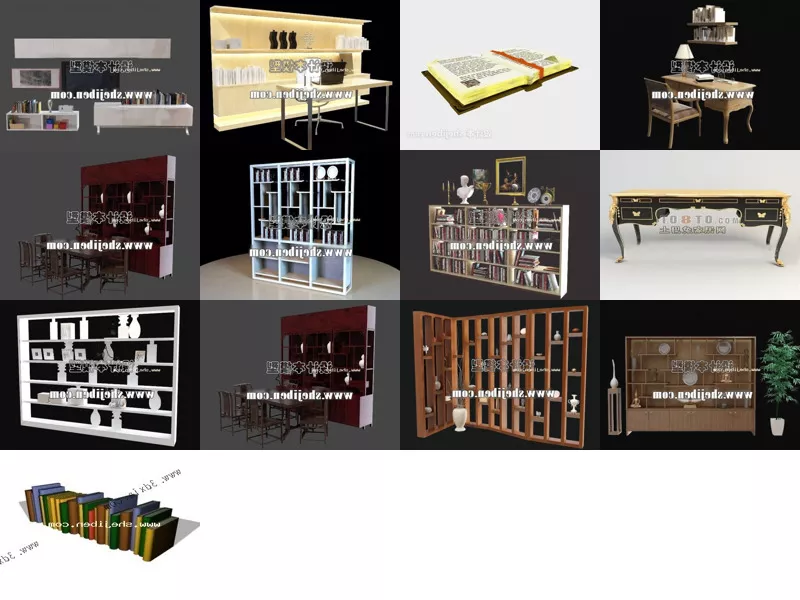 Top 13 3ds Max Book 3D Models Resources Newest 2022