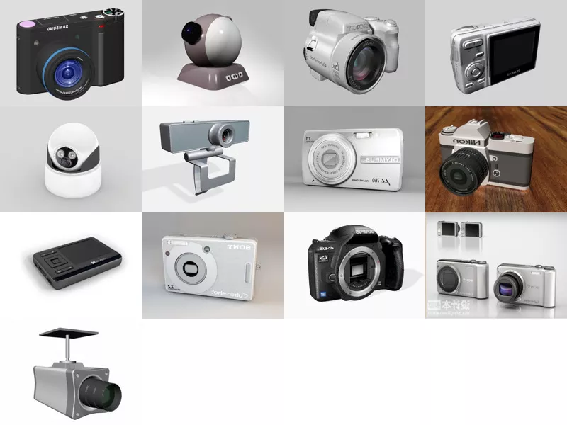 Top 13 3ds Max Camera 3D Models Stuff Newest 2022