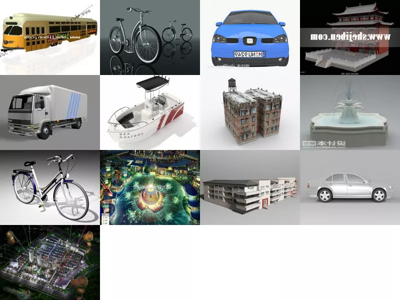 Top 13 3ds Max City 3D Models Resources Latest 2022