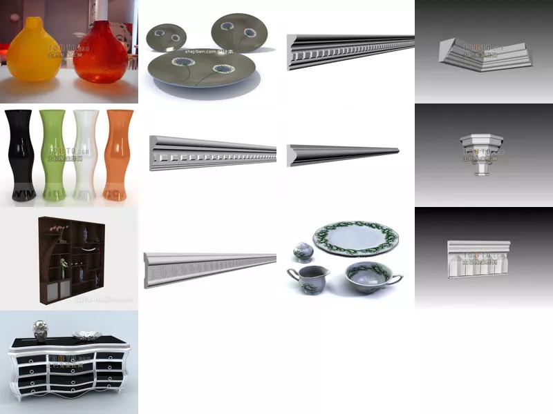 Top 13 3ds Max Decoration 3D Models Latest 2022