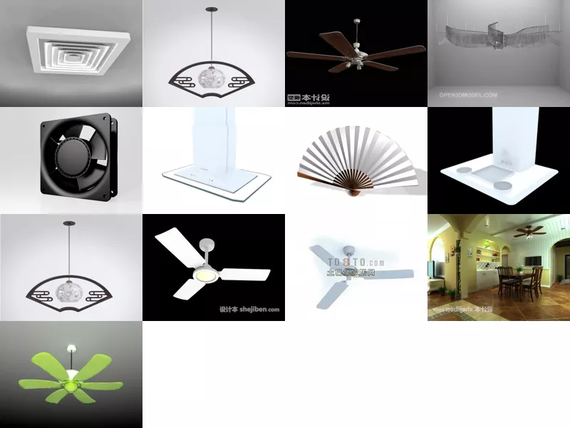 Top 13 3ds Max Fan 3D Models Latest 2022
