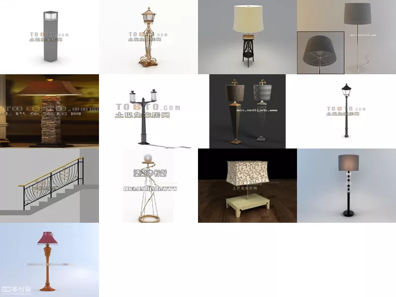 Top 13 3ds Max Floor Lamp 3D Models for Rendering Most Recent 2022