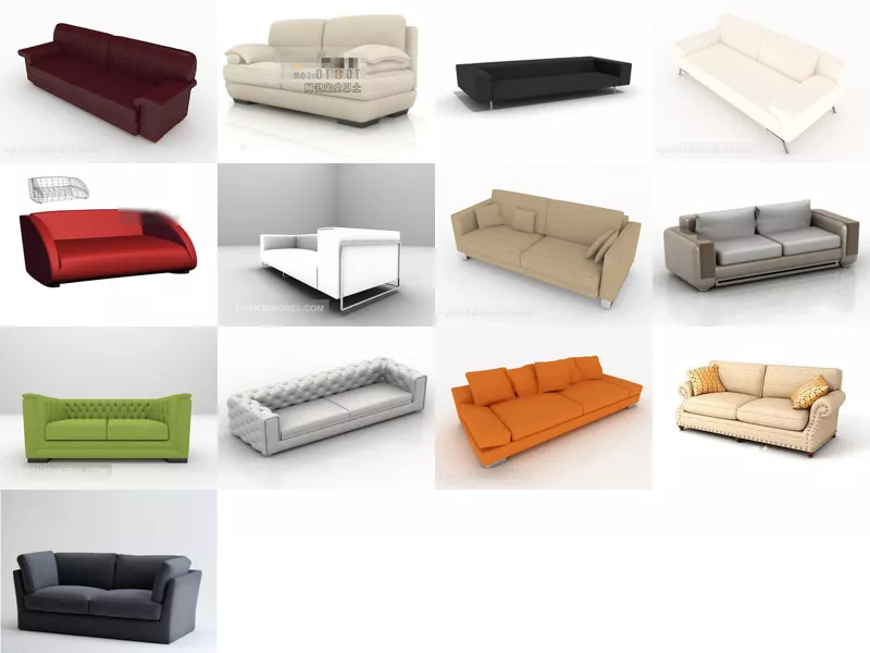 Top 13 3ds Max Loveseat 3D Models Newest 2022