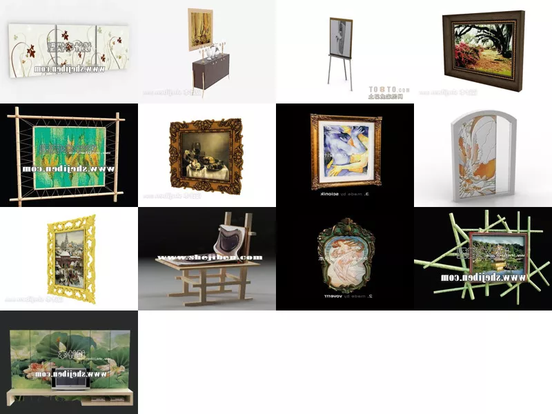 Top 13 3ds Max Painting 3D Models Latest 2022