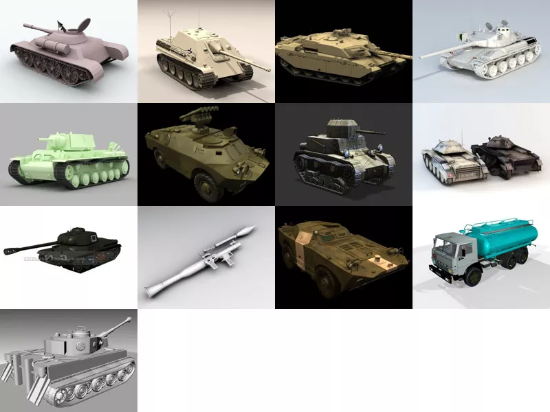 Top 13 3ds Max Tanks 3D Models for Rendering Newest 2022