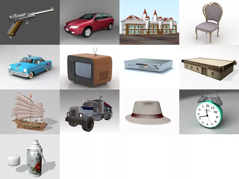 Top 13 3ds Max Vintage 3D Models Resources Most Recent 2022